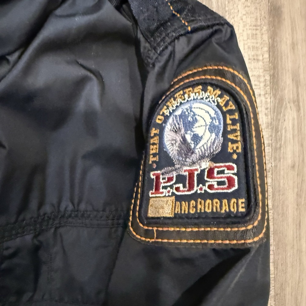 PARAJUMPERS WINDBREAKER Jacket Small Navy Color - Picture 3 of 16